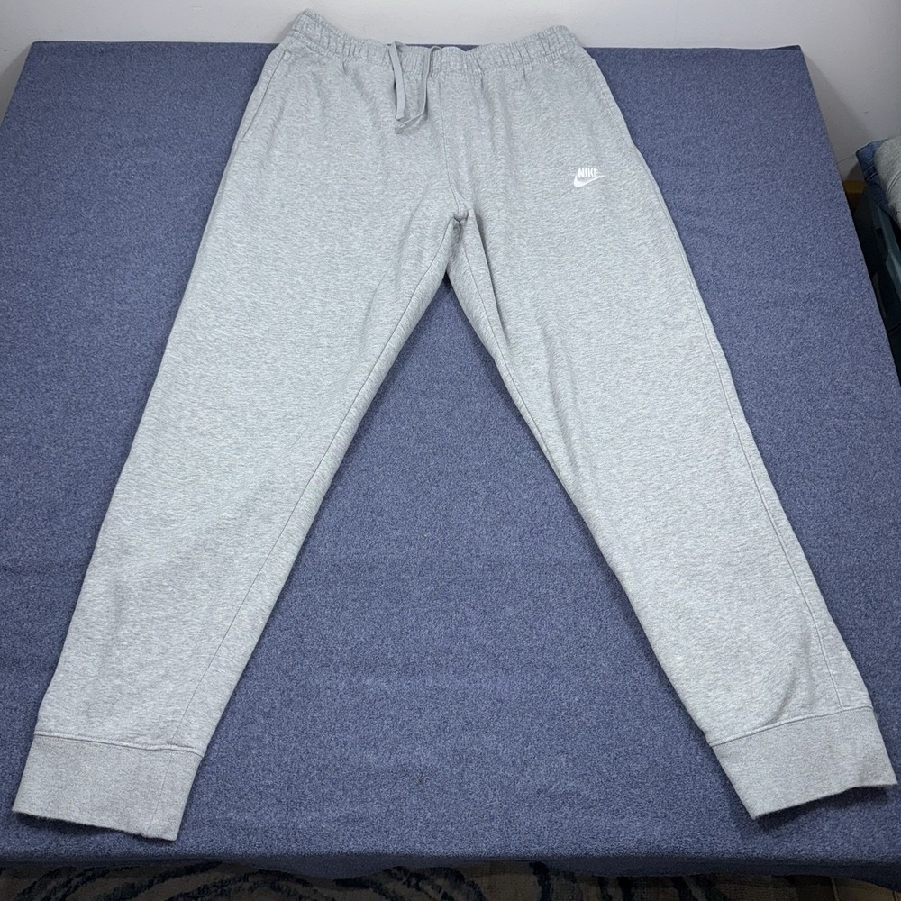 Nike Mens Sportswear Club Fleece Joggers Gray BV2671-063 Large